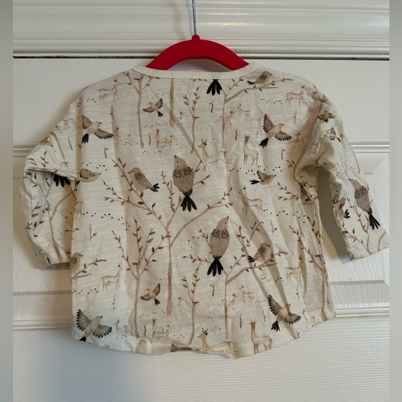 Rylee + Cru 🦌Forest animals print long sleeve top NWOT - Picture 2 of 3